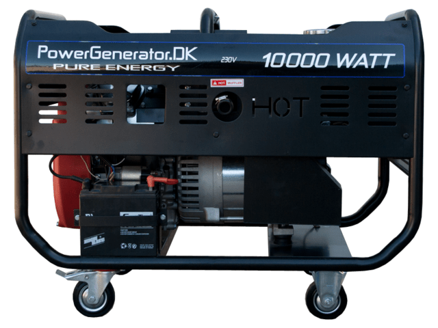 Benzin Generator / 230V / 10.000W Venstre side