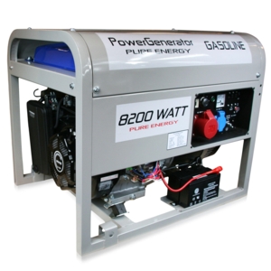 Benzin Generator 8.200W / 230-400 V / El-Start / Fjernbetjening